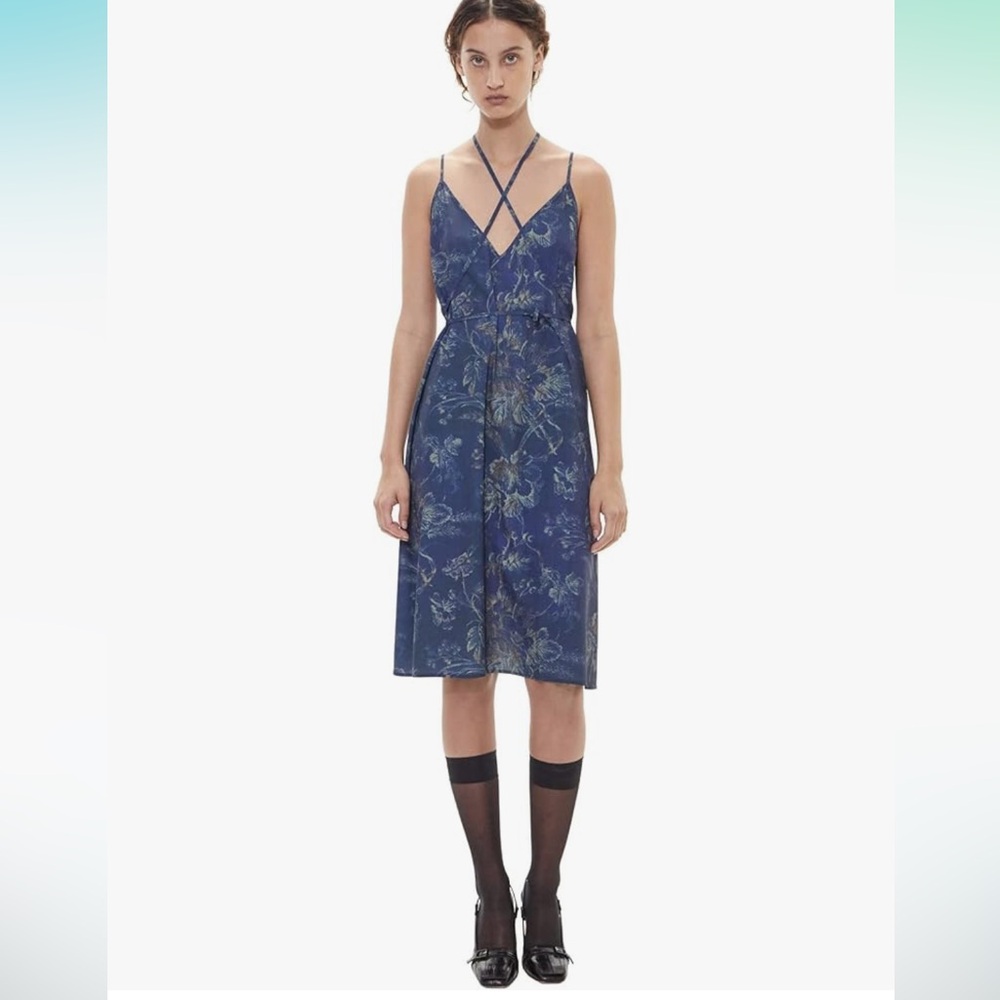 Gary Graham floral slip dress, plus size 3X